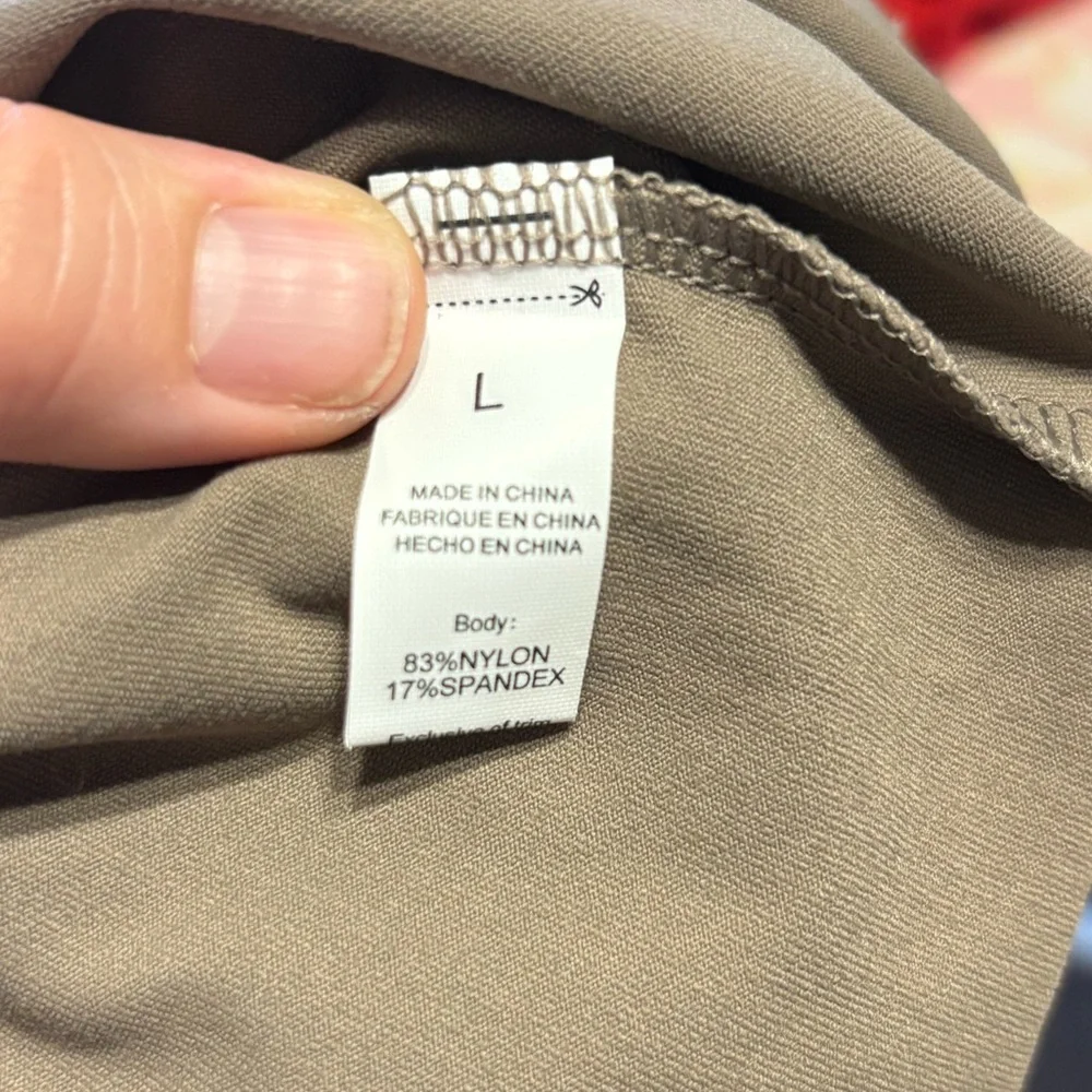 Qinsen Taupe Jumpsuit - Picture 6 of 8